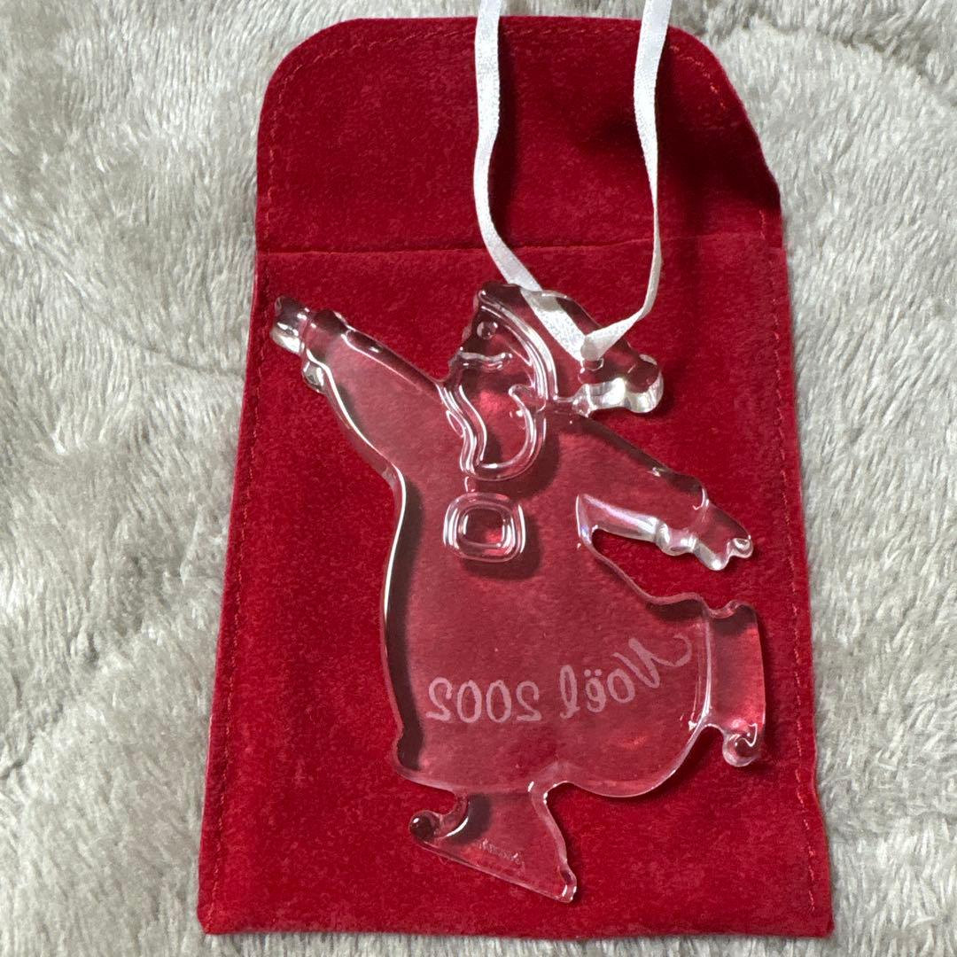 バカラ Baccarat クリスマスオーナメント 2002 サンタクロース