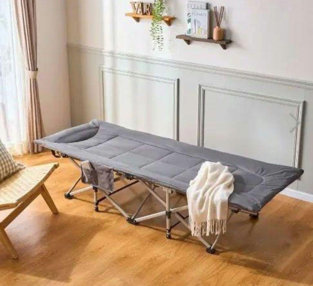 折りたたみ式ベッド グレー モリリン リラブルーム