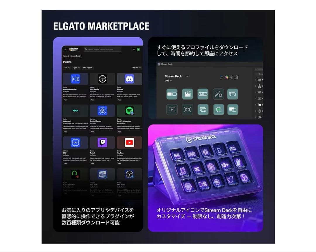 その他 elgato Stream Deck+