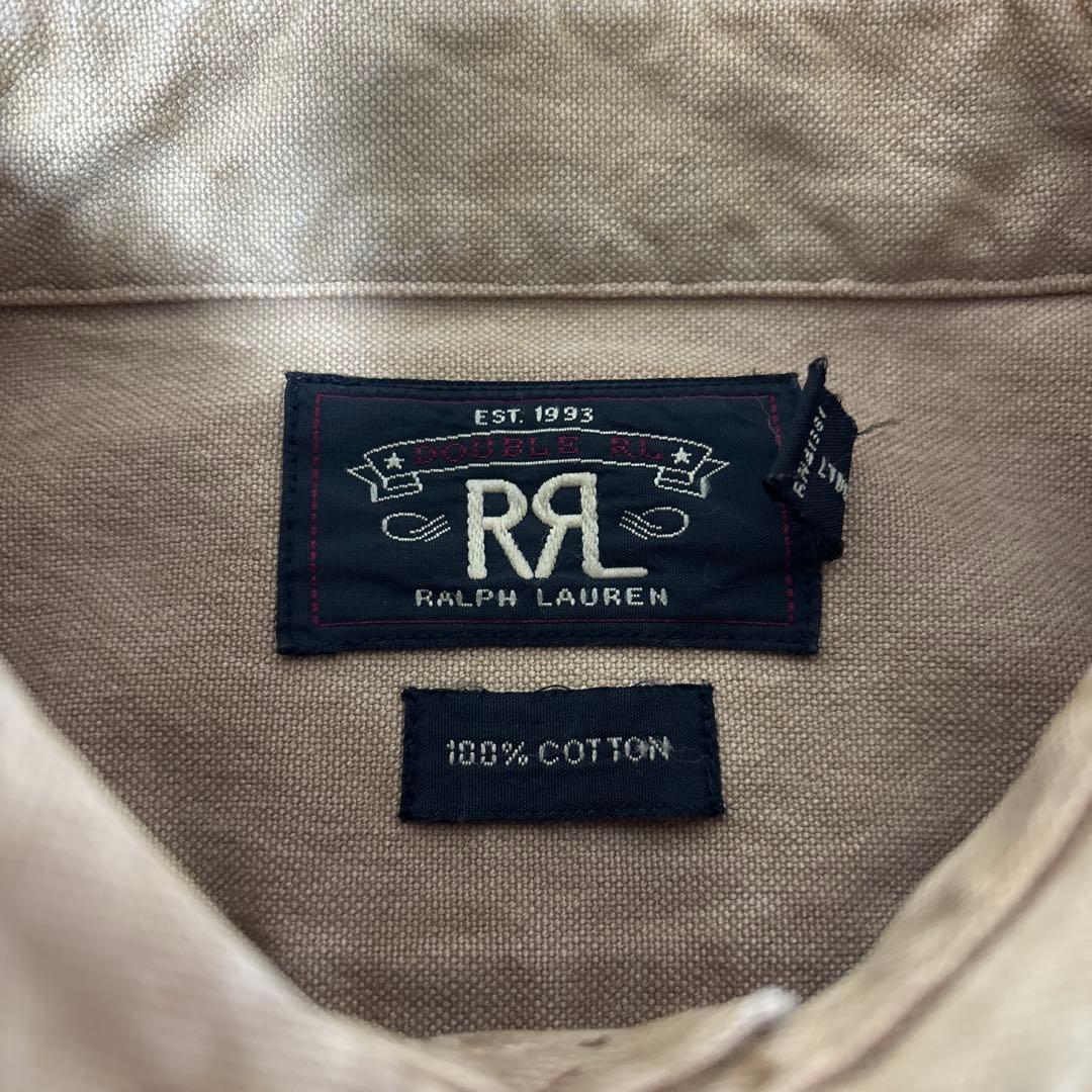 え*ま様 RRL ダブルアールエル Mサイズ 長袖シャツ USED加工 古着　ア