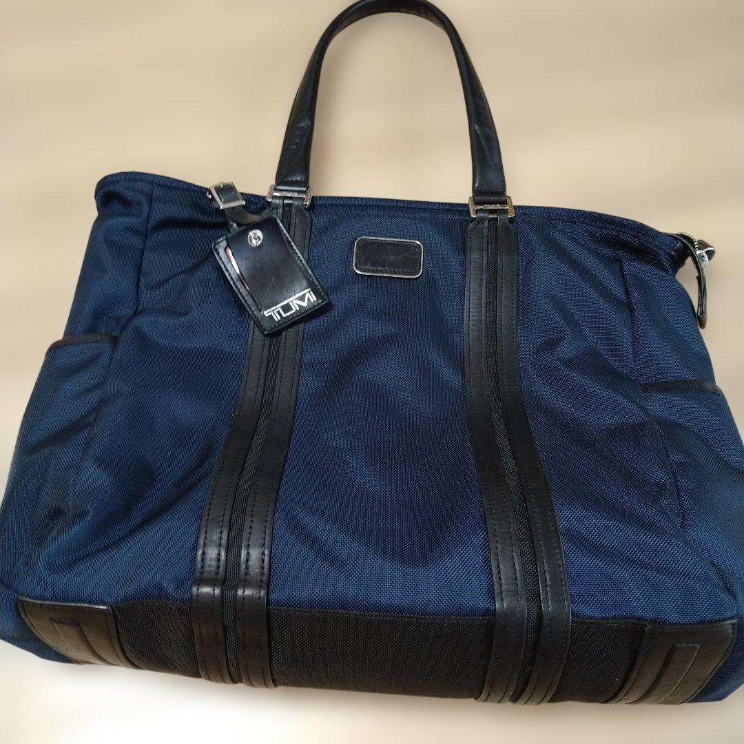 【お値下げ】TUMI ネイビー トートバッグ