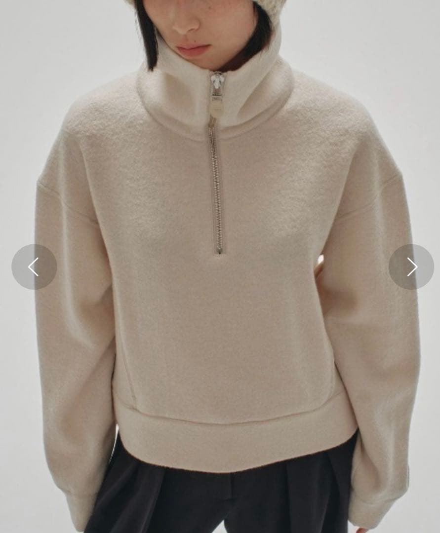 TODAYFUL トゥデイフル ハーフジップウールプルオーバー