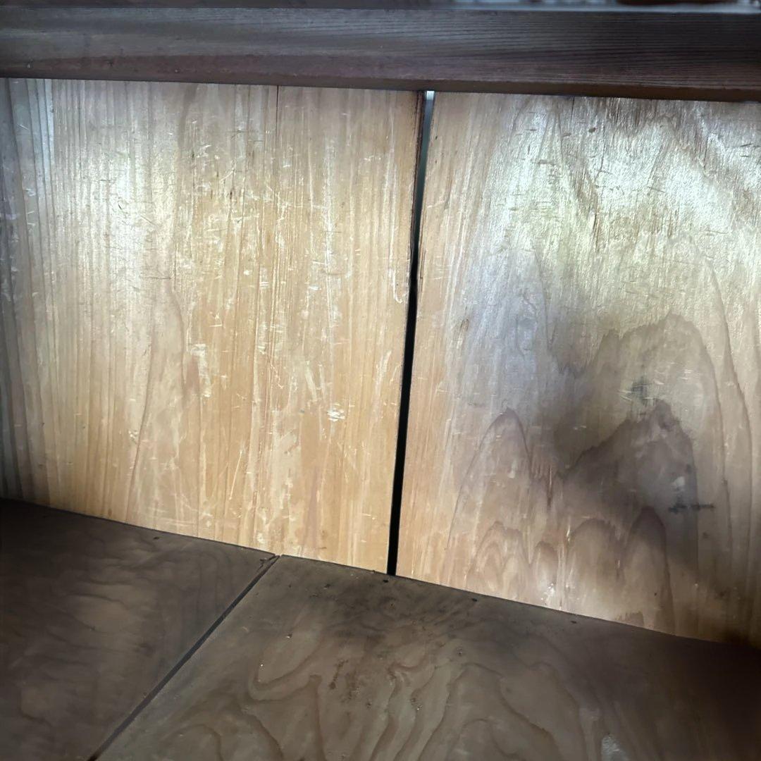 ヴィンテージ素晴らしい木製収納キャビネット 引き出し多数食器棚に❣️素敵すぎる‼️