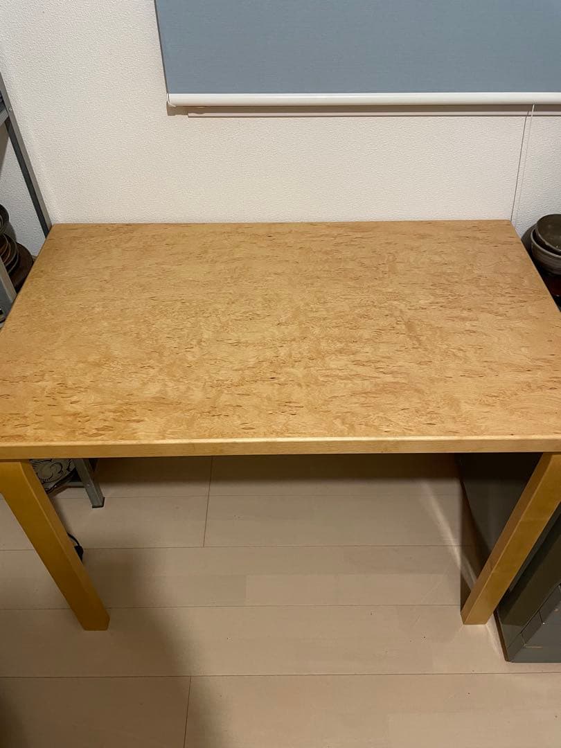 【未使用】ARTEK テーブル 80B 90周年限定モデル・カーリーバーチ仕様