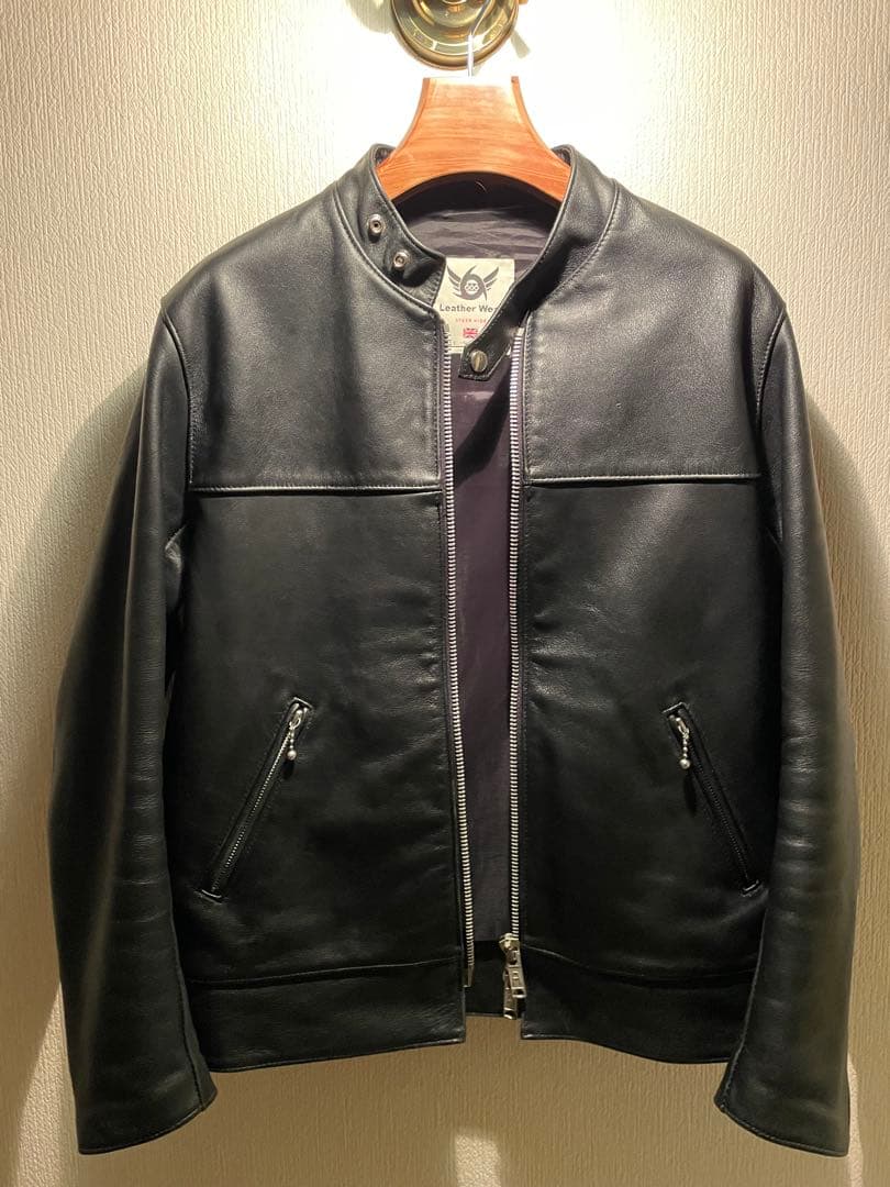 666 Leather Wear レザーシングルライダースジャケット40