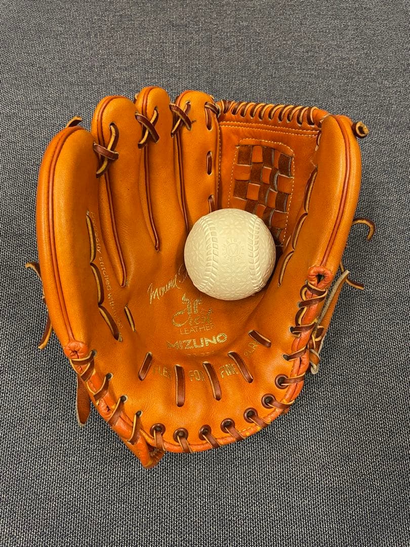 レア！　美津濃　ミズノ　廃盤ラベル　ビンテージ　MIZUNO 野球 軟式グローブ