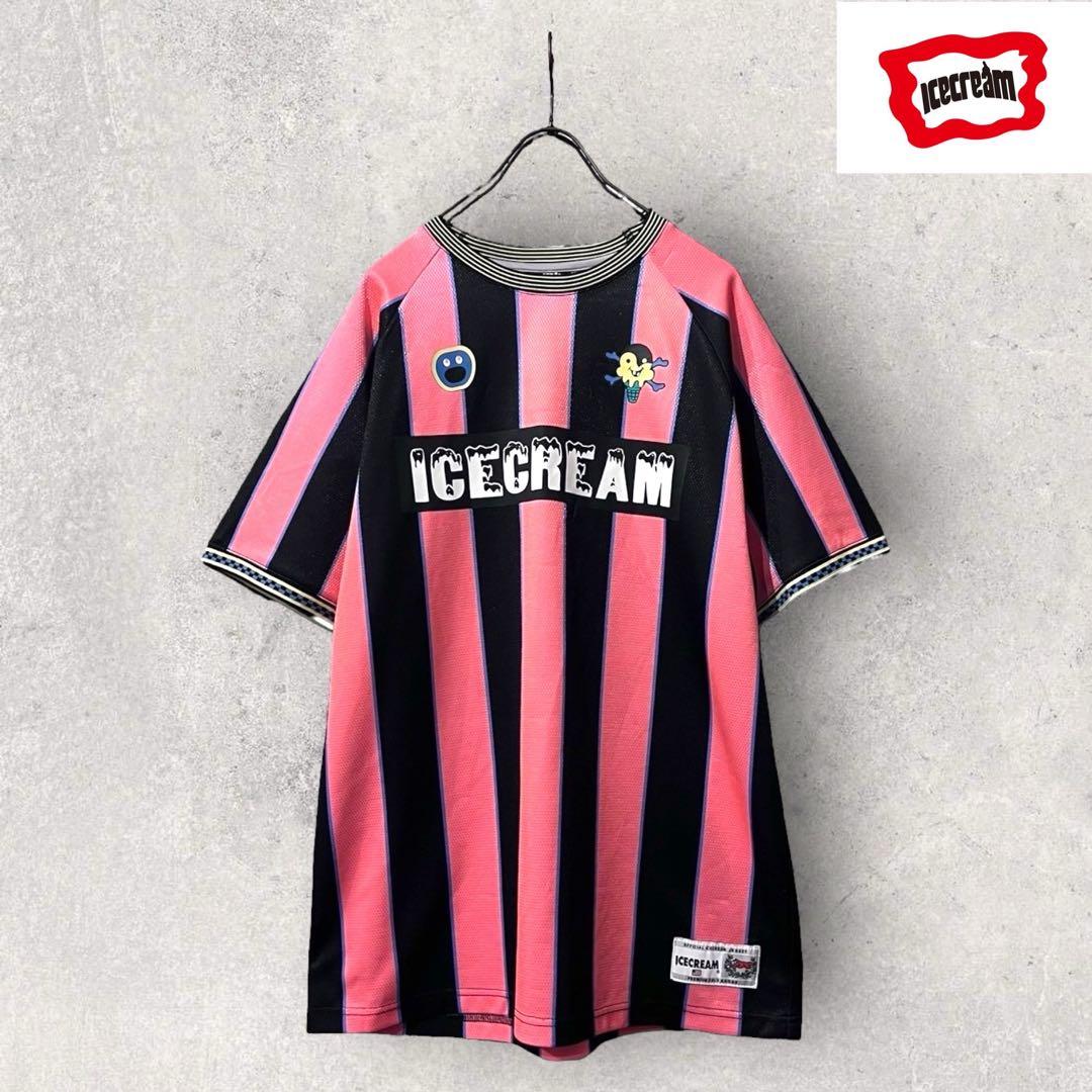希少 ICECREAM ゲームシャツ サッカー NIGO BBC アイスクリーム