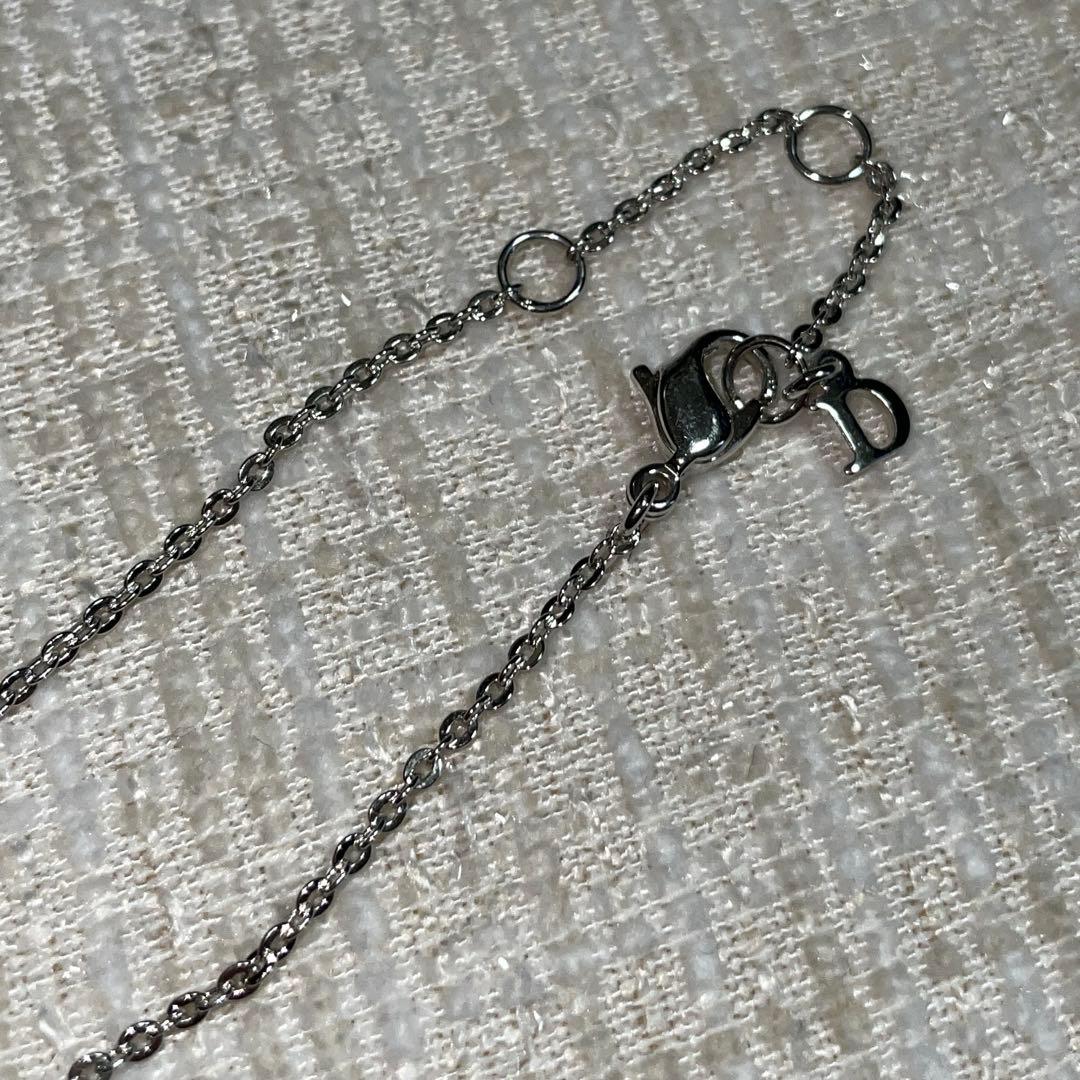 Dior ／ 〖美品〗Dロゴ ハートチャーム ブレスレット