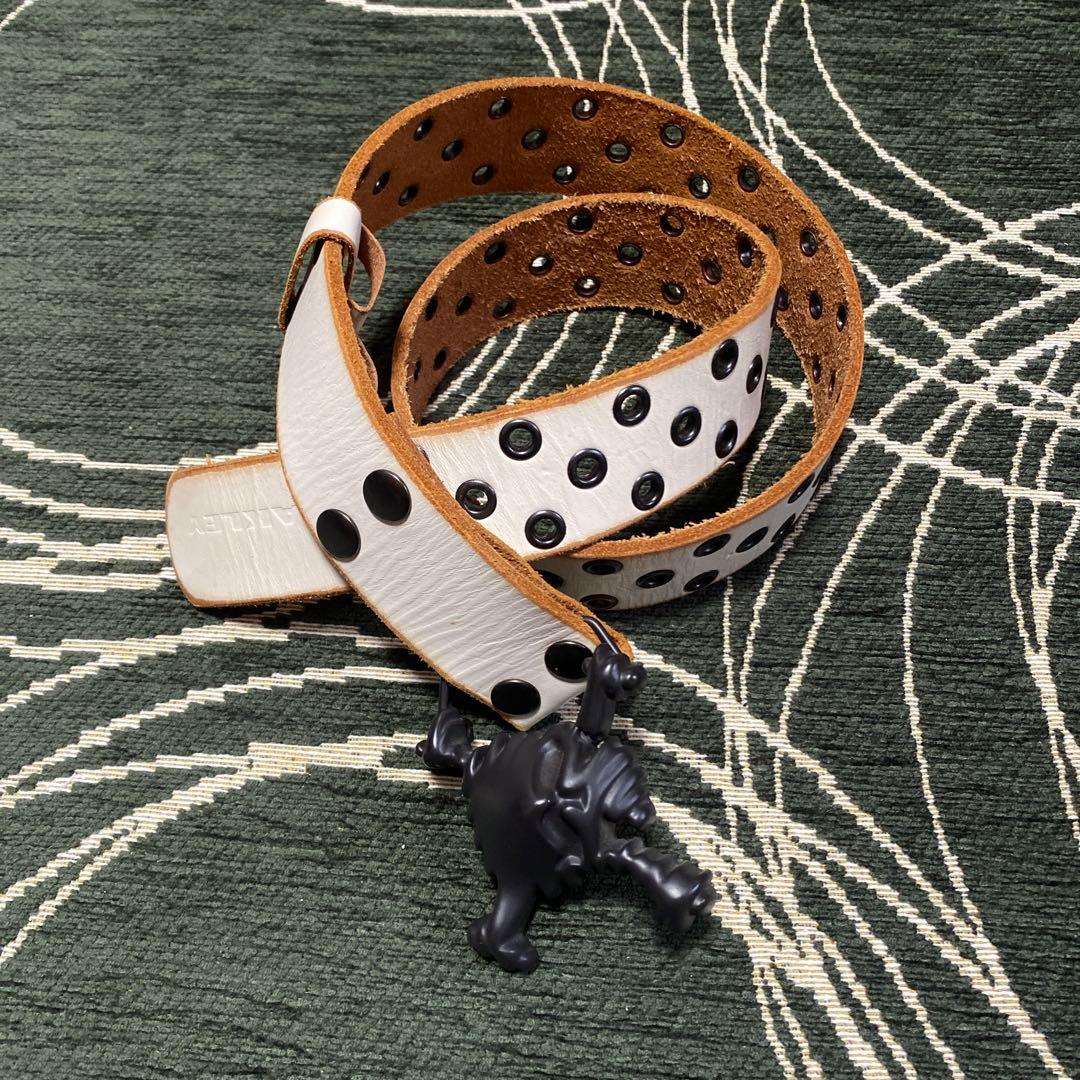 小物 Oakley skull logo buckle belt