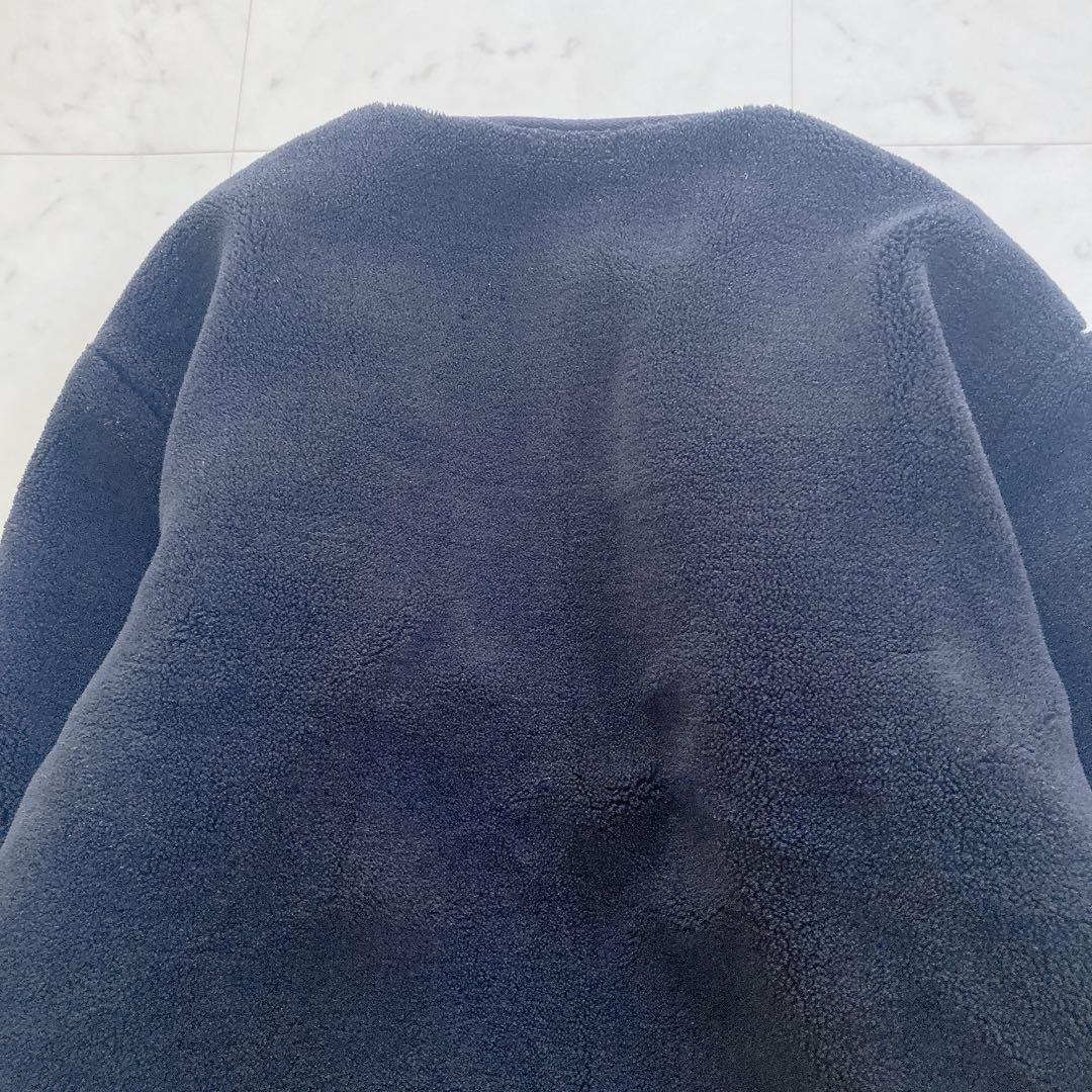 タイオン×ノーリーズ　ミリタリーリバーシブルショートダウン 黒