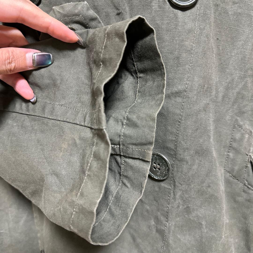 雨衣53式3号 1964年製 陸自 military 帝国繊維k.k.