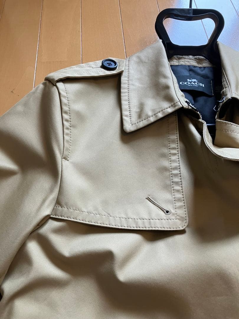 COACH ベージュ トレンチコート S