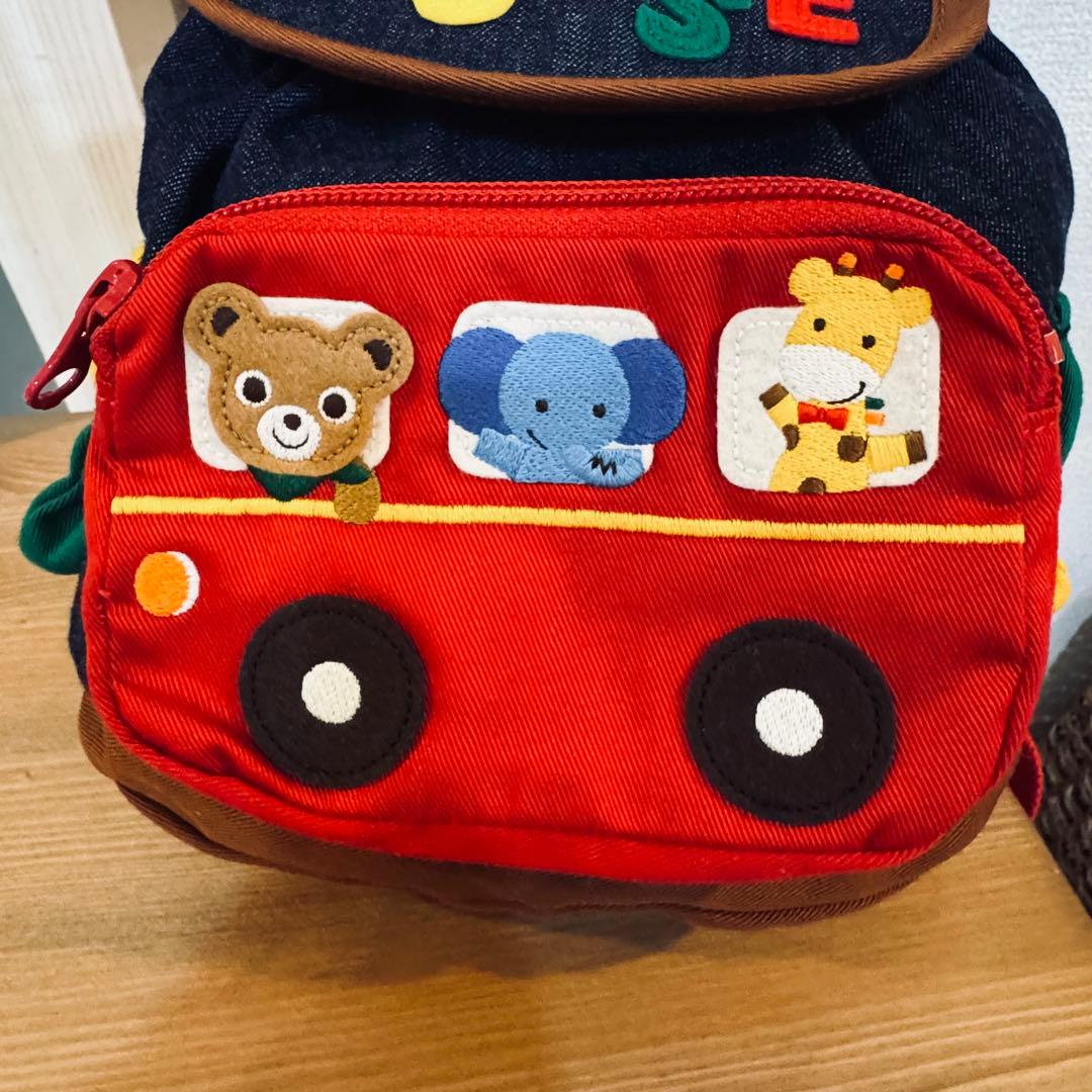 ミキハウス ベビー リュック デニム 子供服