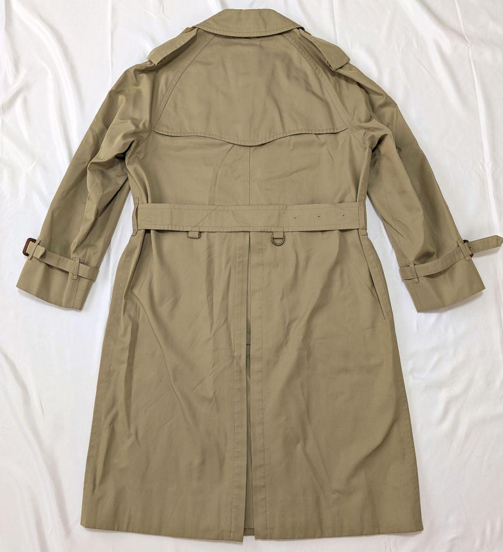 90s バーバリー トレンチコート ダブル ノバチェック ベージュ　極美品