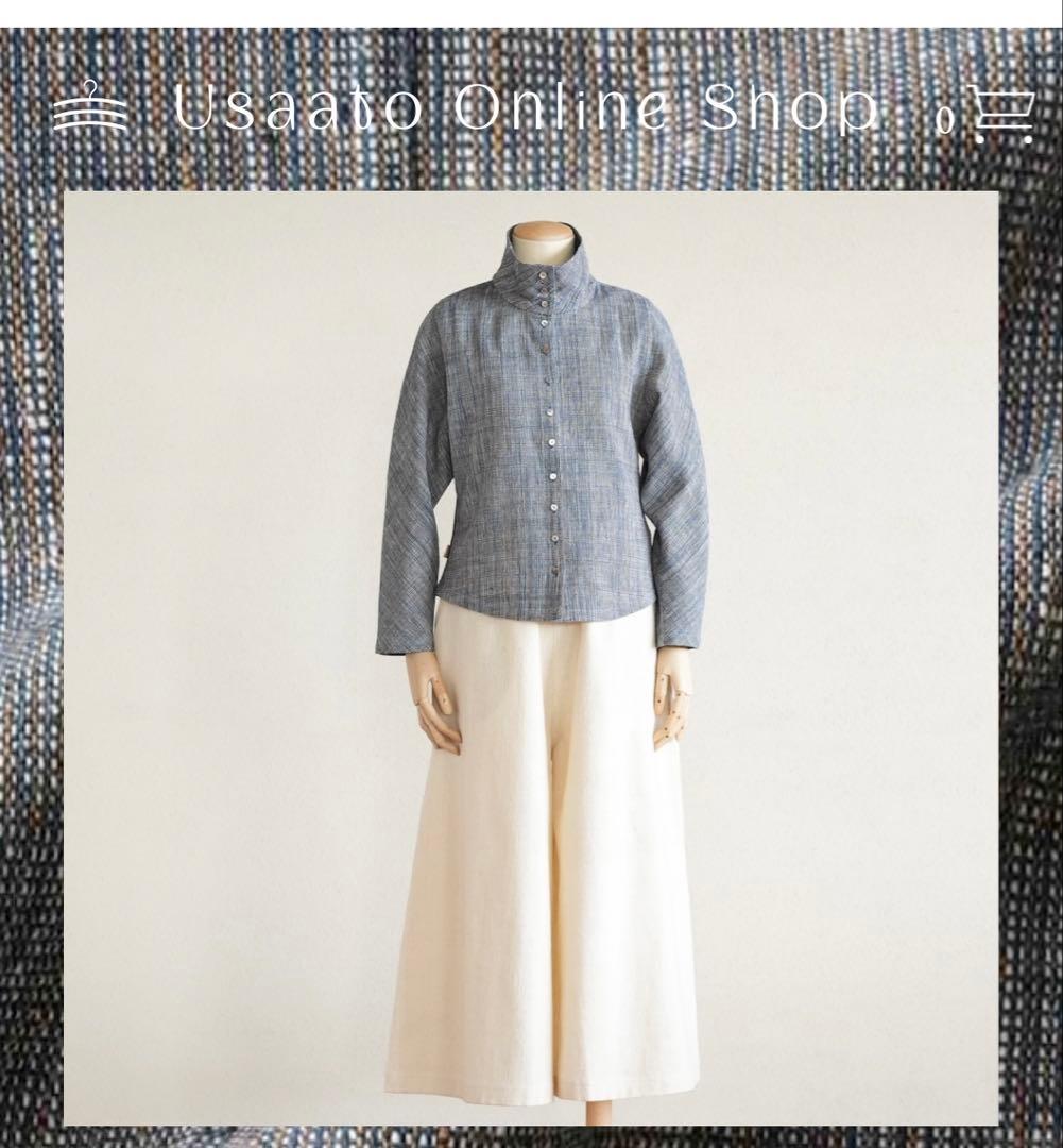 ◎うさと◎ トップス　スタンドカラー　usato えみおわす