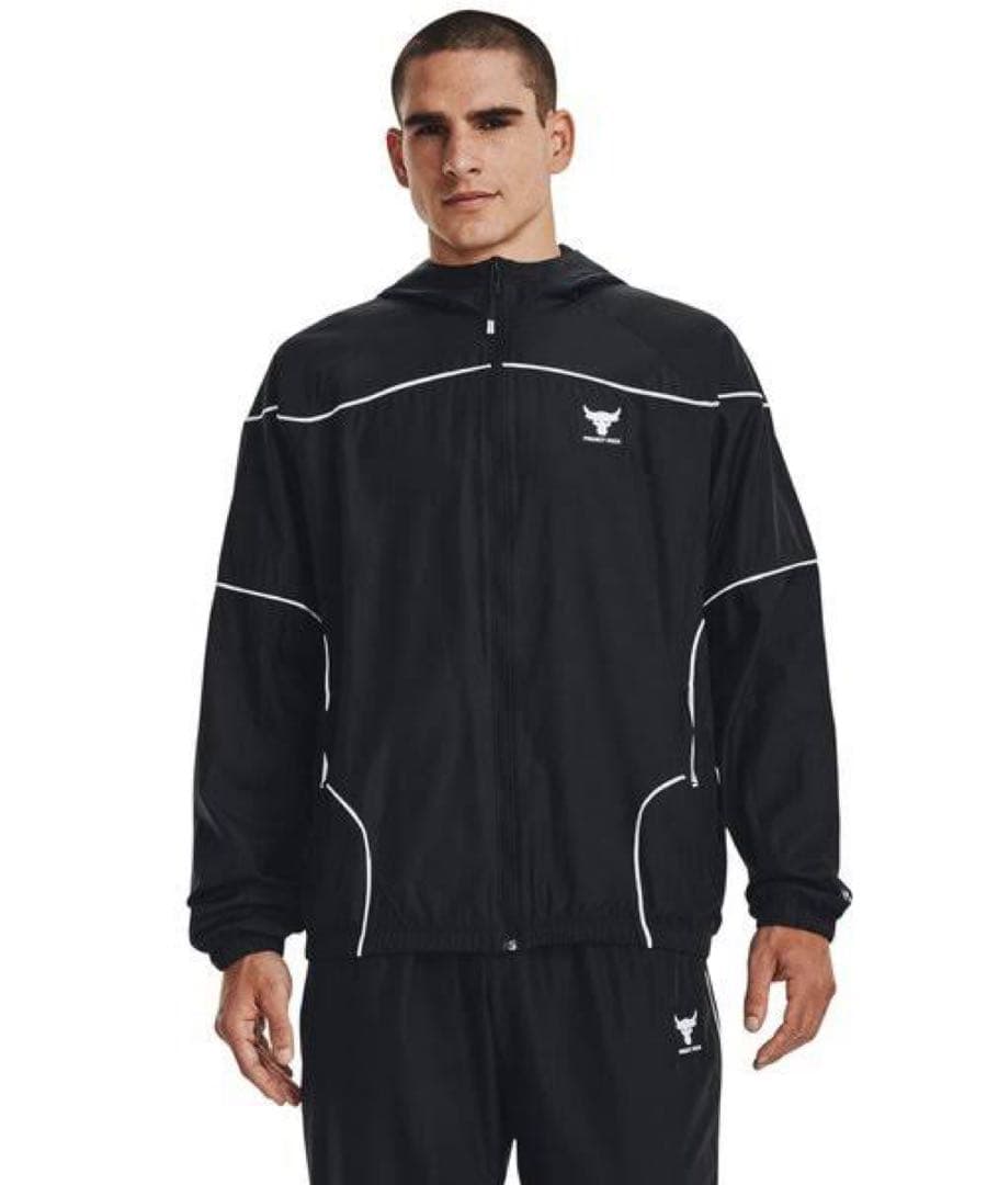 PROJECT ROCK ジャージ上下セット ブラック　アンダーアーマー