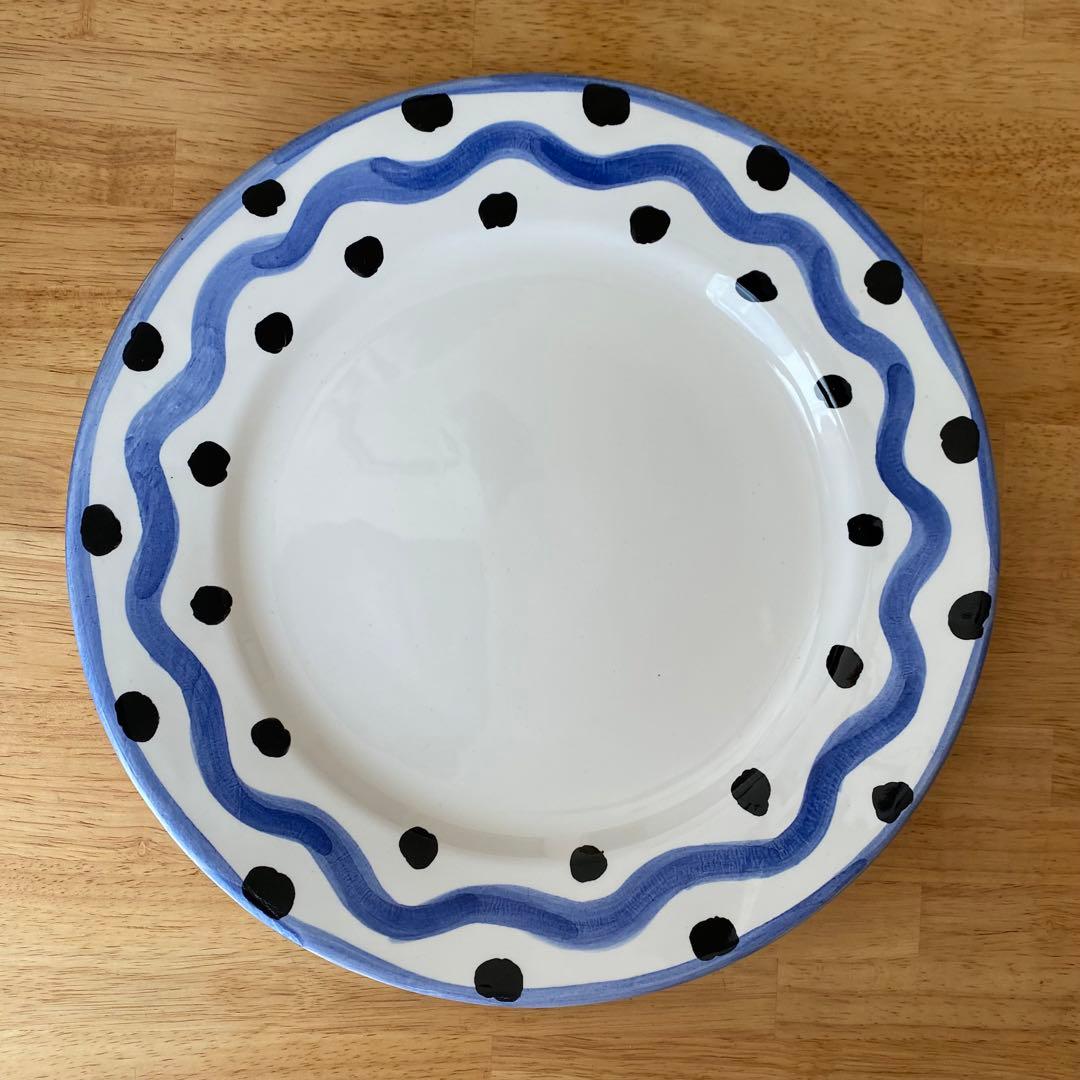 イタリアgrazia deruta の大皿2枚