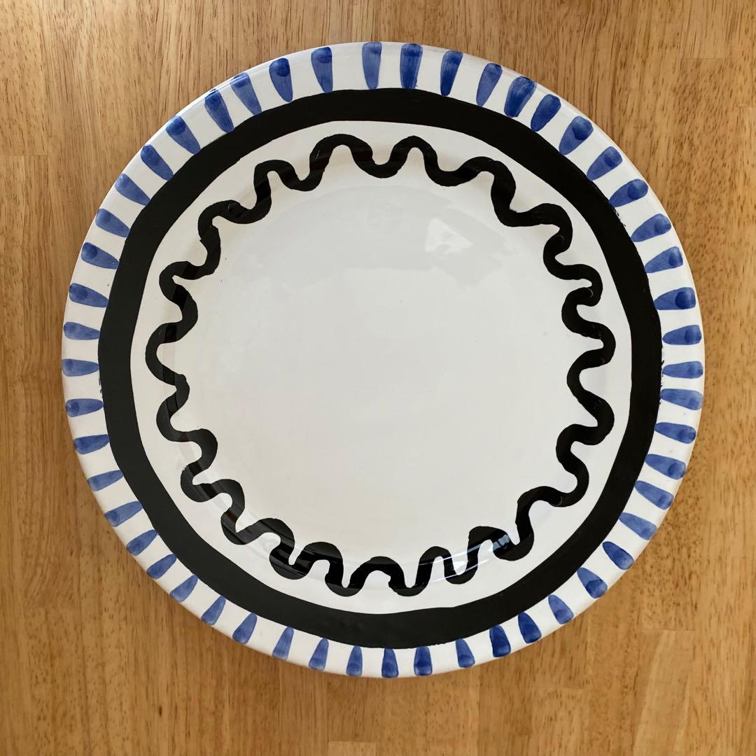 イタリアgrazia deruta の大皿2枚