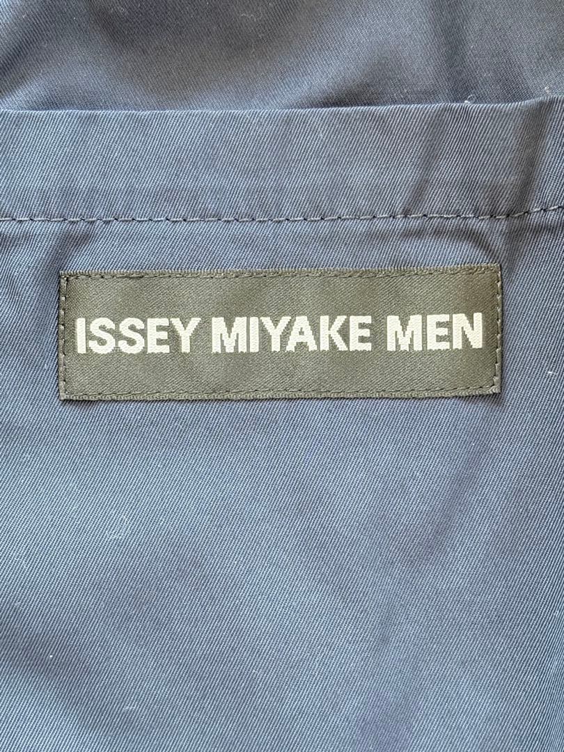ISSEY MIYAKE MEN コットン　ボンバージャケット ネイビー　M