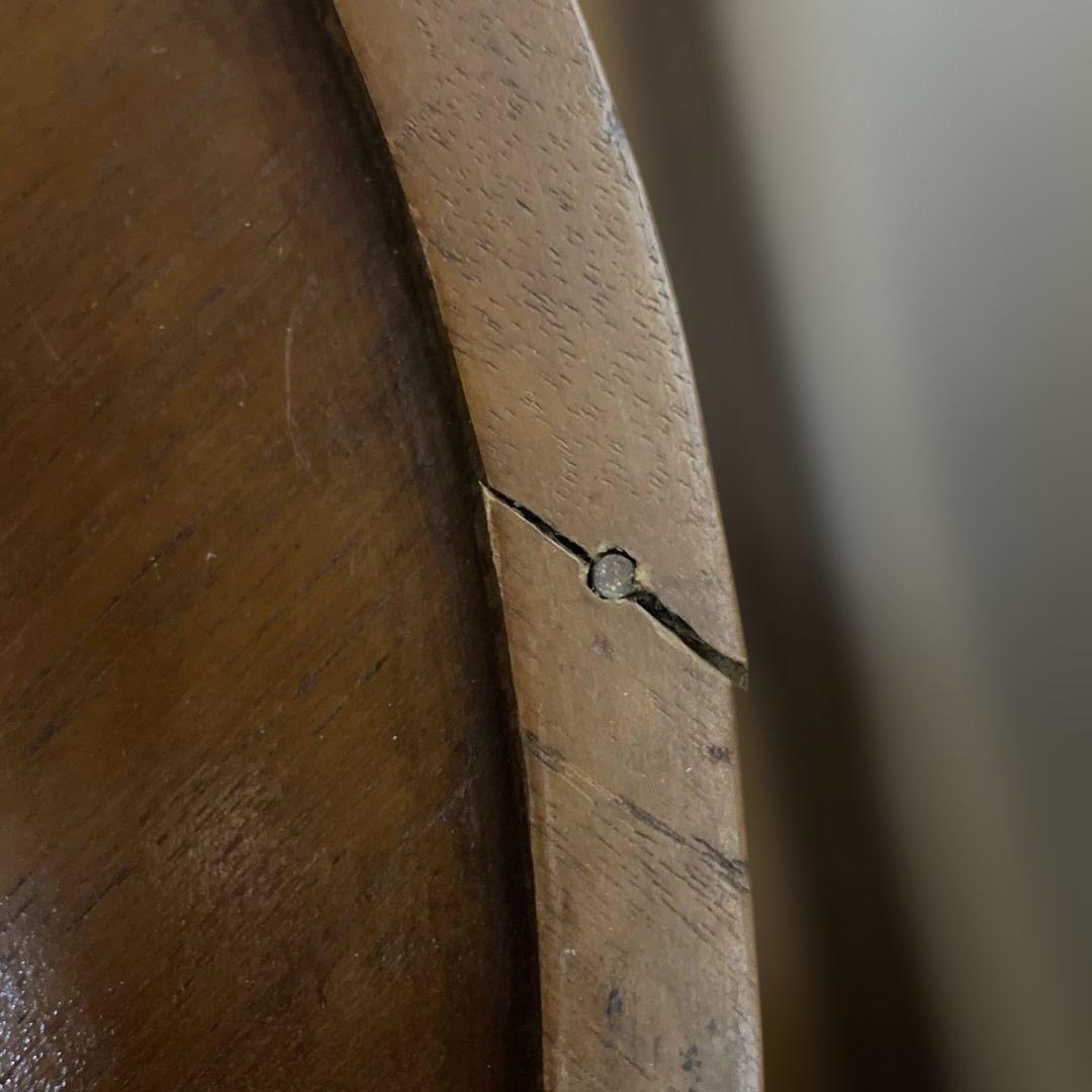 無垢材 イタリアクラシック家具 トレイ付きティーテーブル ガラスショーケース