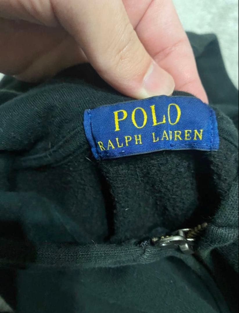Polo Ralph Lauren ブラック ジップアップパーカー