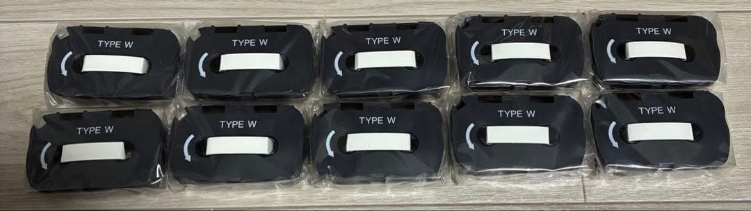 ワープロ用共通 リボンカセット　TYPE W DTW-BK1 10個まとめ
