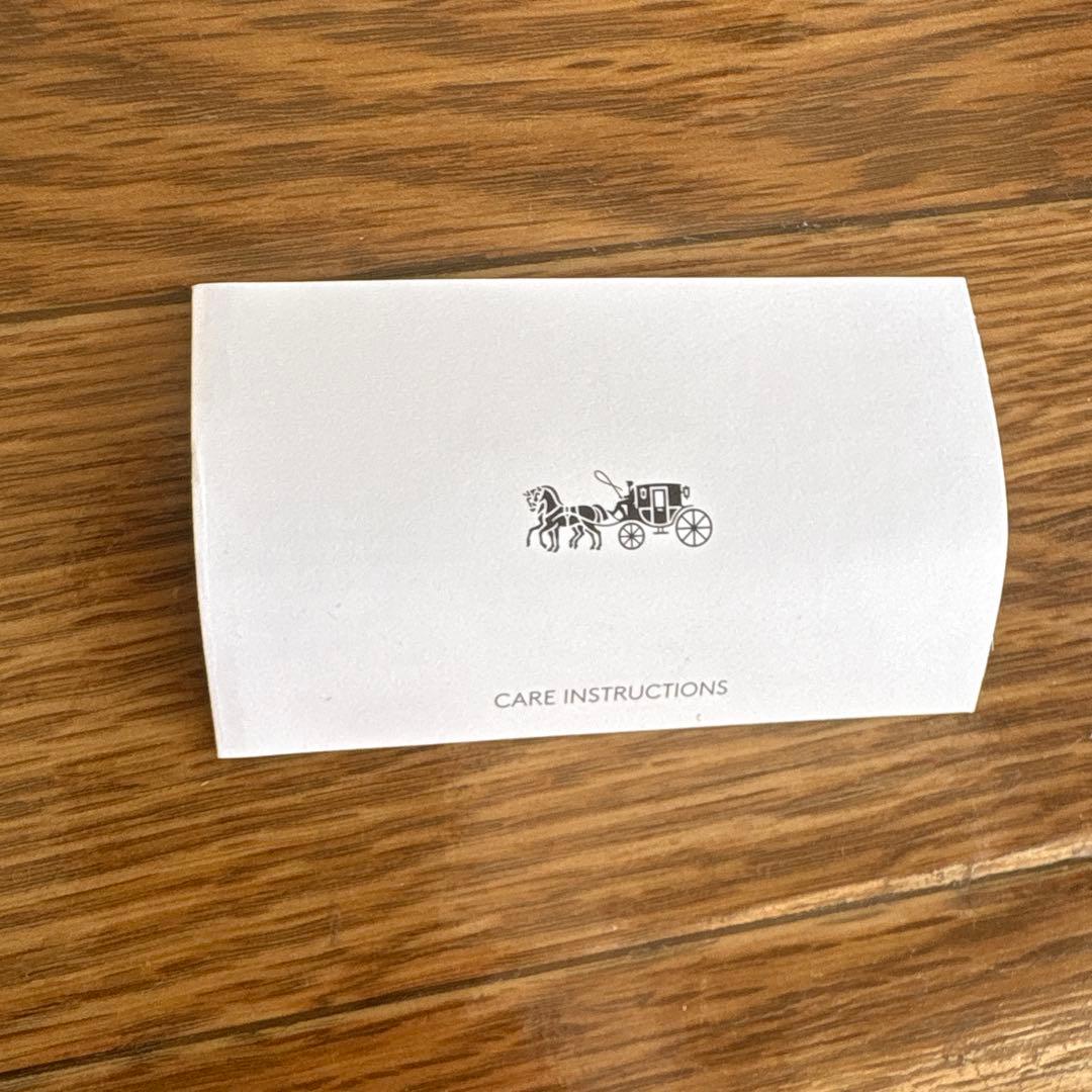 COACH ブラック レザートートバッグ