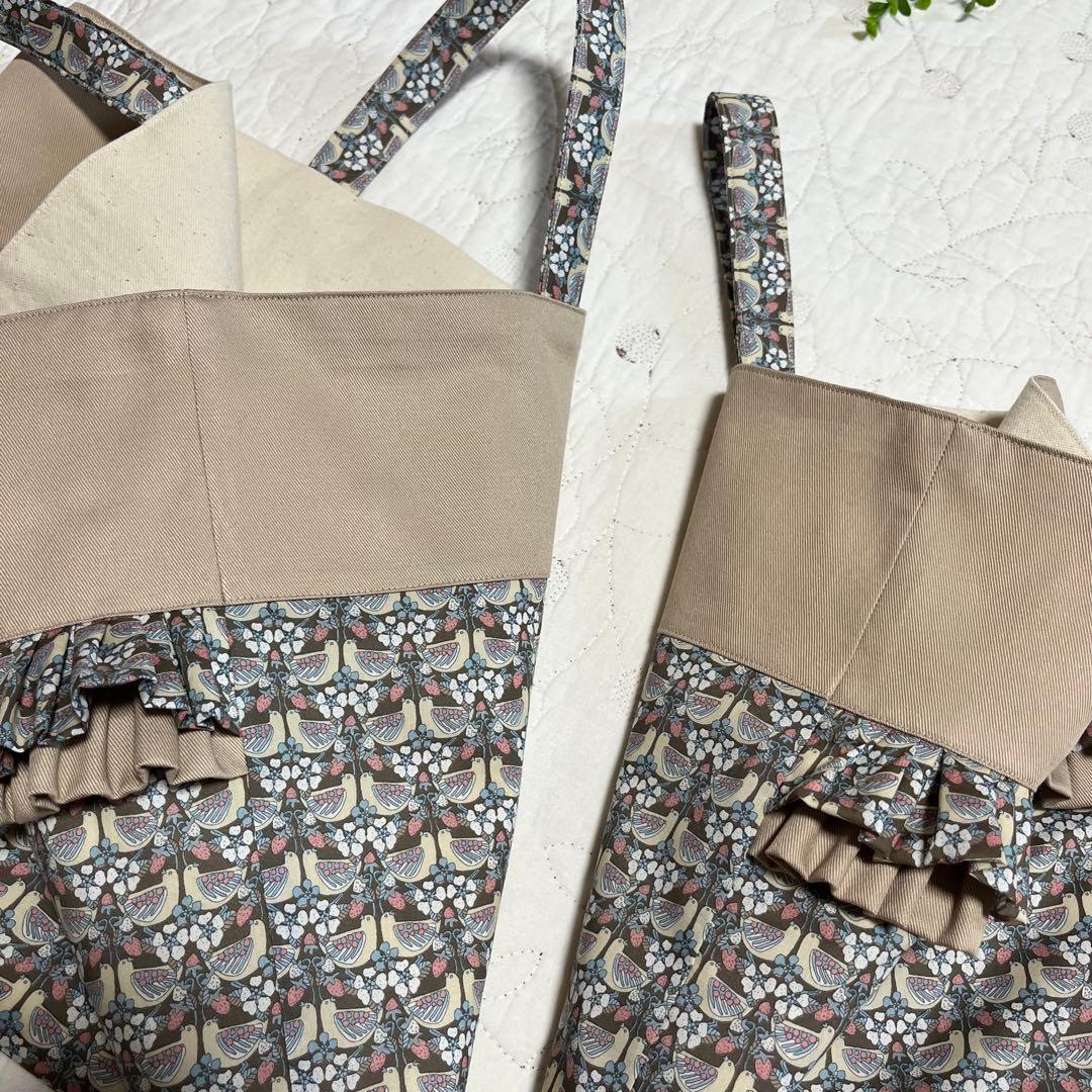 手提げバッグ　お着替え袋　上靴袋　3点　リバティ　ストロベリーフィースト　入園