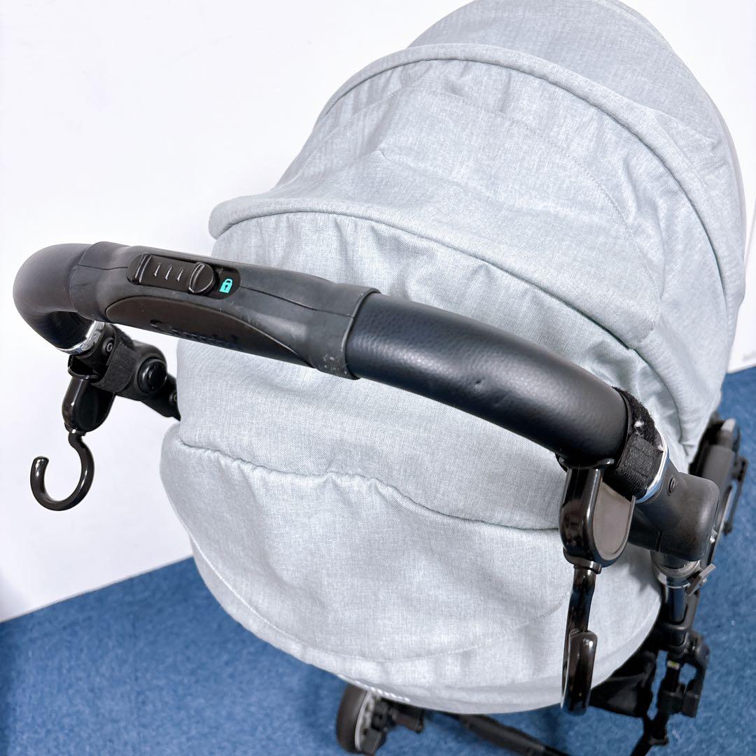 【美品】コンビ スゴカル ミニモ エッグショック AB型ベビーカー レザー