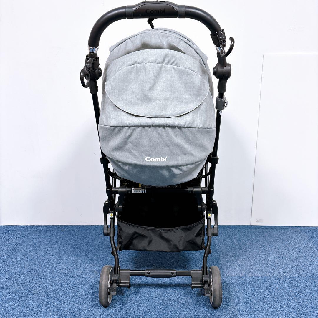 【美品】コンビ スゴカル ミニモ エッグショック AB型ベビーカー レザー