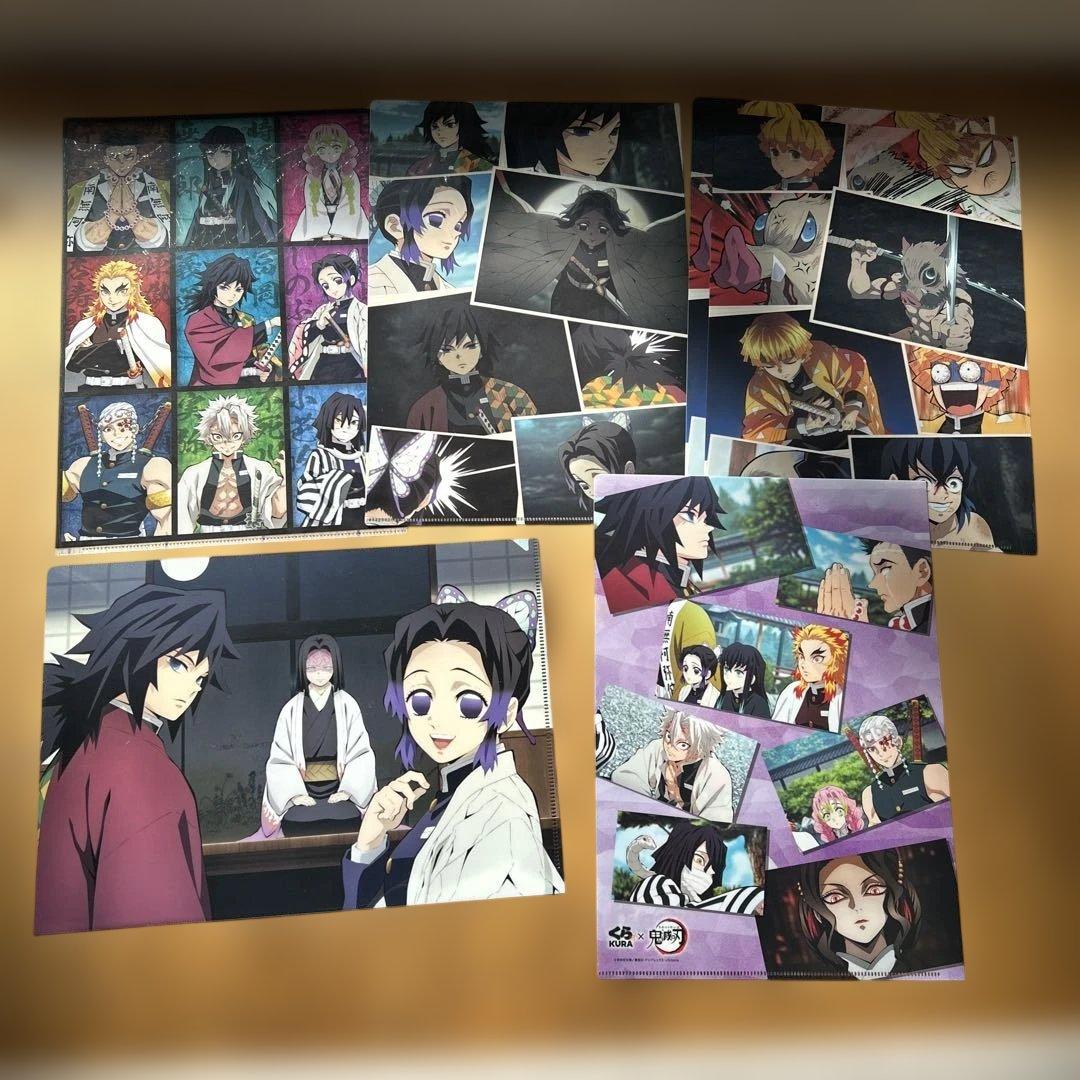 鬼滅の刃 クリアファイルセット ランチョンマットケース　クリアポスター