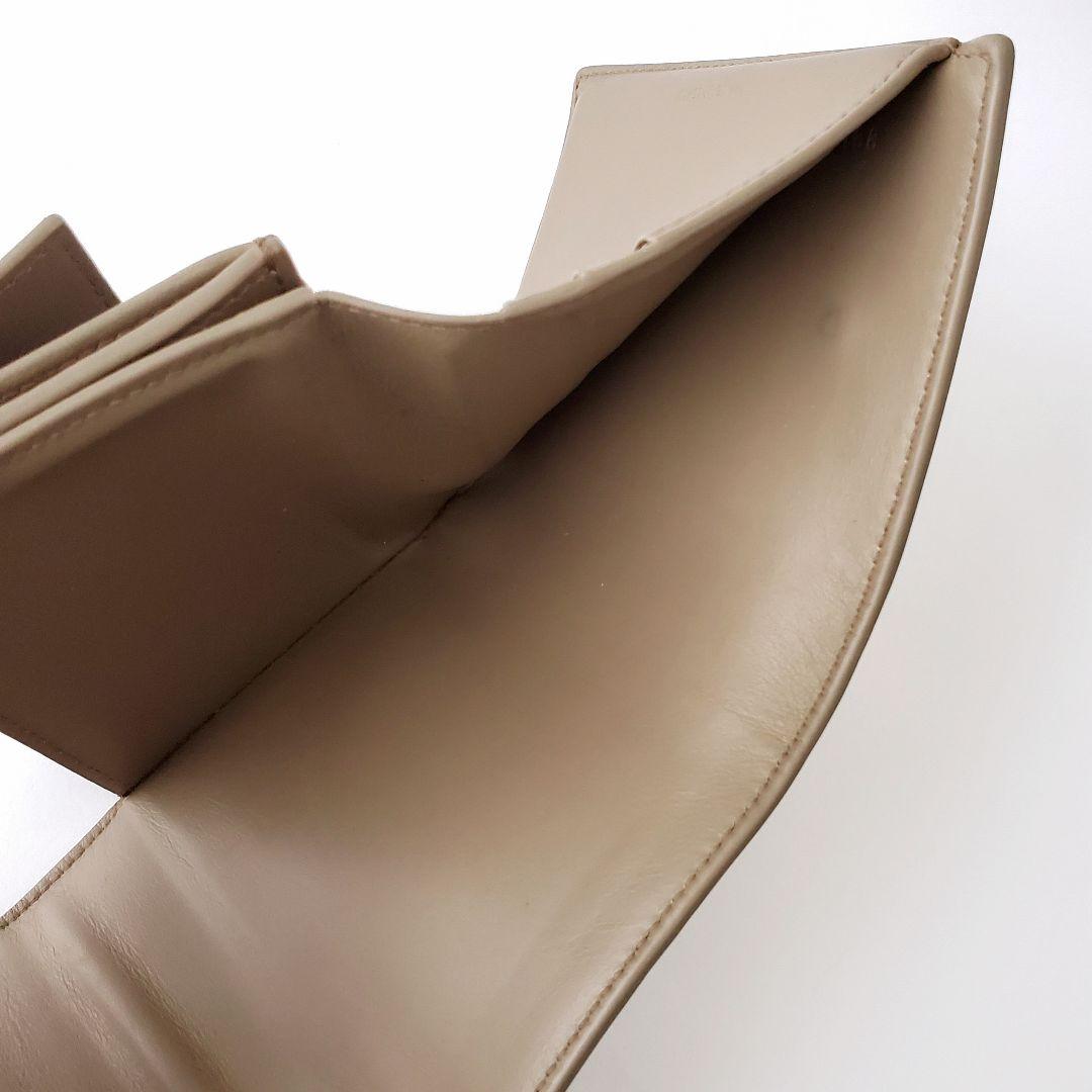 CELINE　3つ折り財布　スモールトリフォールドウォレット　モカベージュ