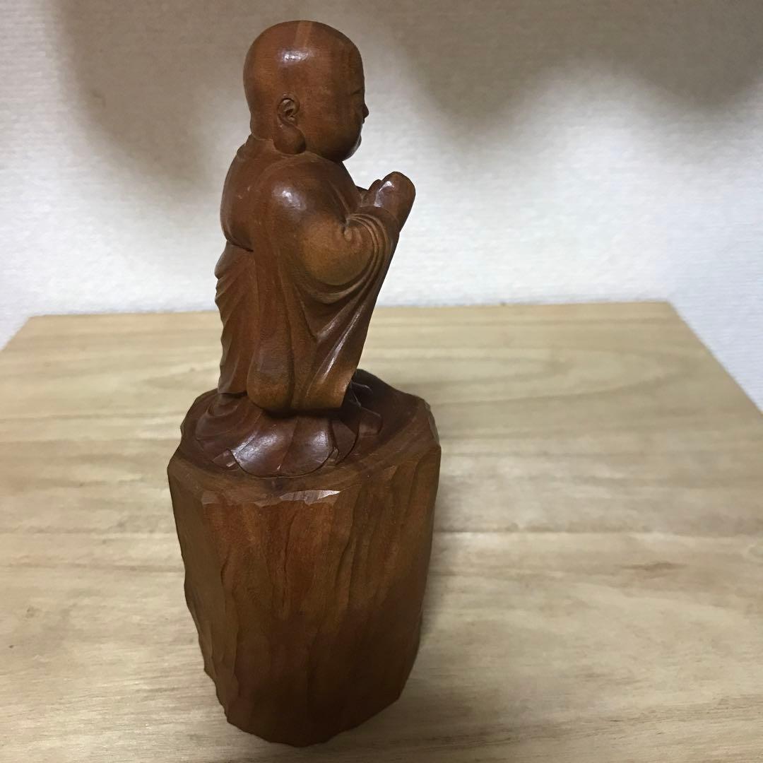 大仏師　京佛師　明慶　松本明慶　木彫　仏像　童地蔵　箱なし