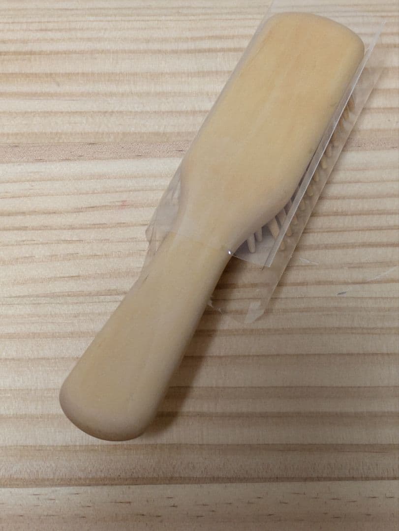 むぎたろう　新品未使用 別府つげ工芸 つげブラシ 5列 少 角