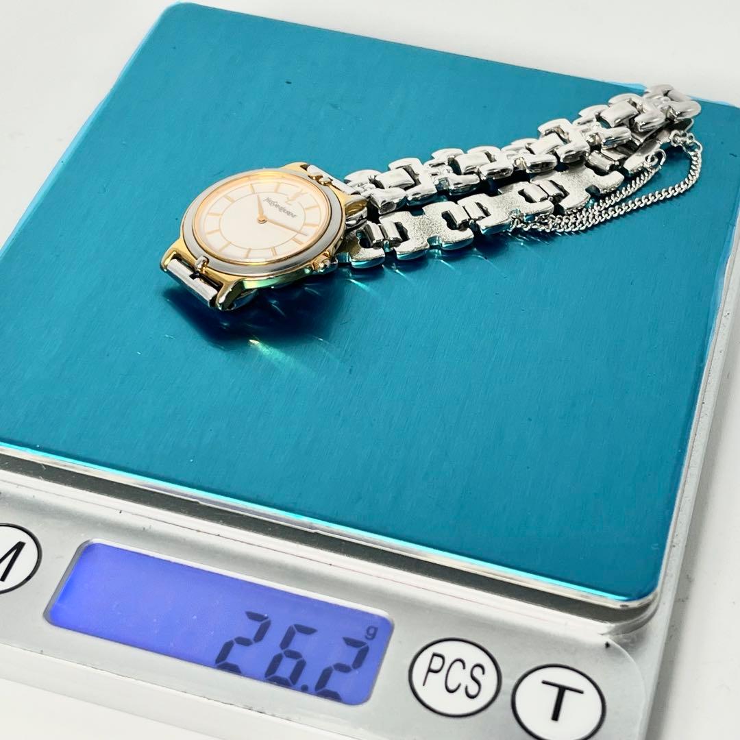 【美品/稼働】イヴサンローラン コンビ YSL 2200-228481腕時計