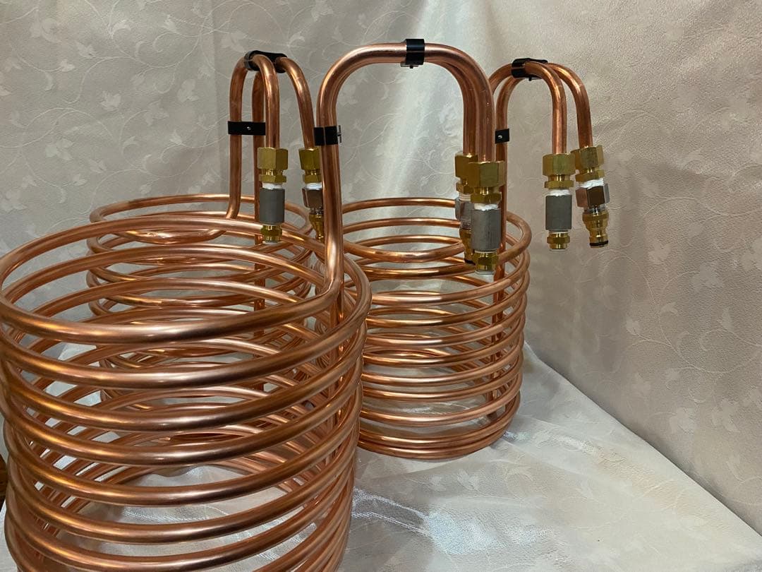 ラーメン屋さん必見　スープ冷却チラー　30〜35cm寸胴用 12パイ銅配管