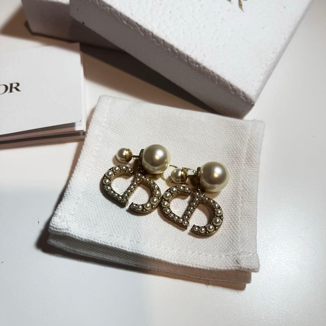 Dior Tribales ピアス パール ゴールド 正規品