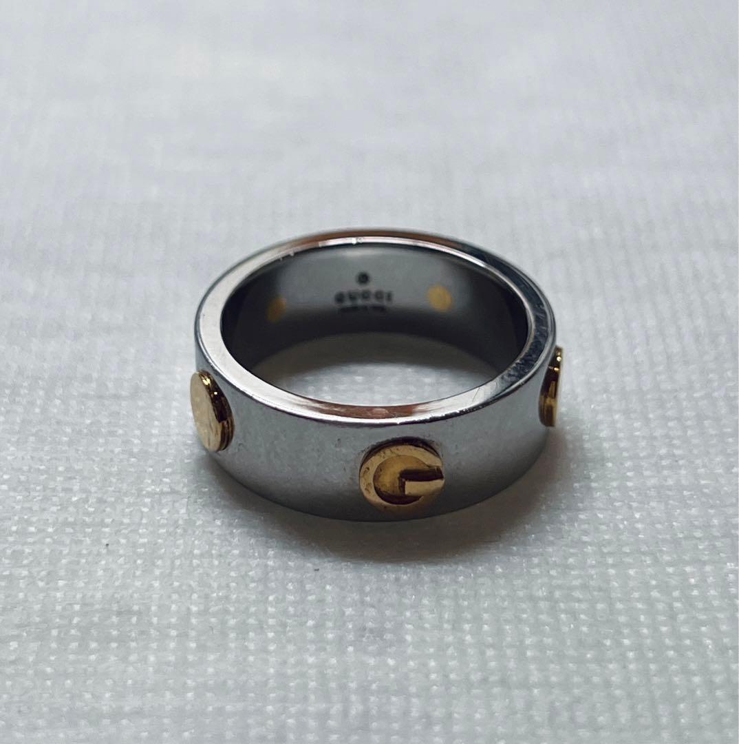 ◆お値下げGUCCI グッチ リング 約15号 INOX ステンレス 保管品◆