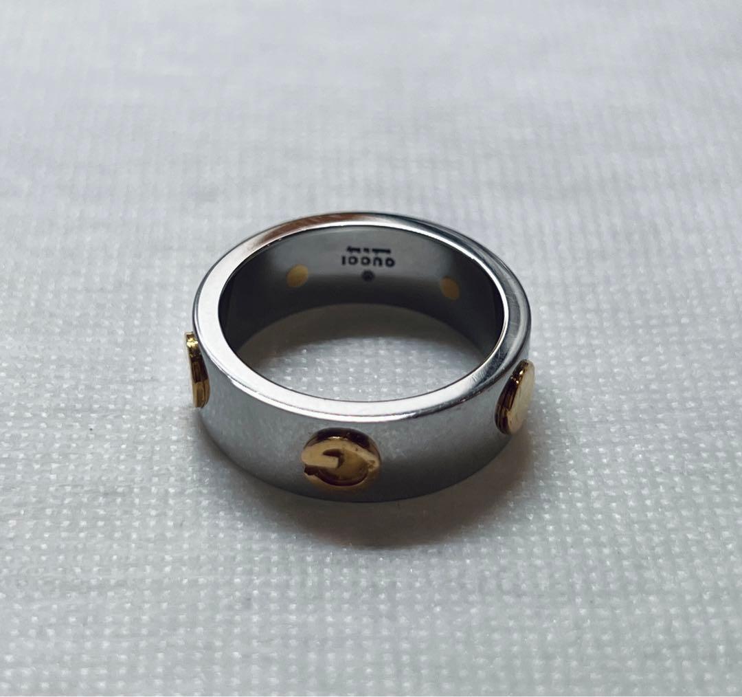 ◆お値下げGUCCI グッチ リング 約15号 INOX ステンレス 保管品◆