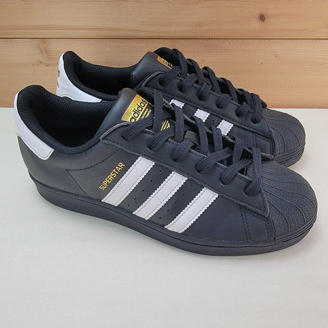アディダス スーパースター ブラック/ゴールド 24㎝