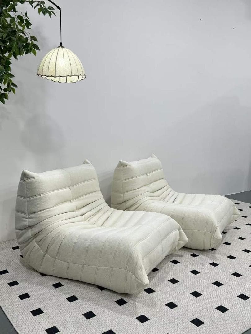 大阪府限定ホワイトストライプクッションソファ