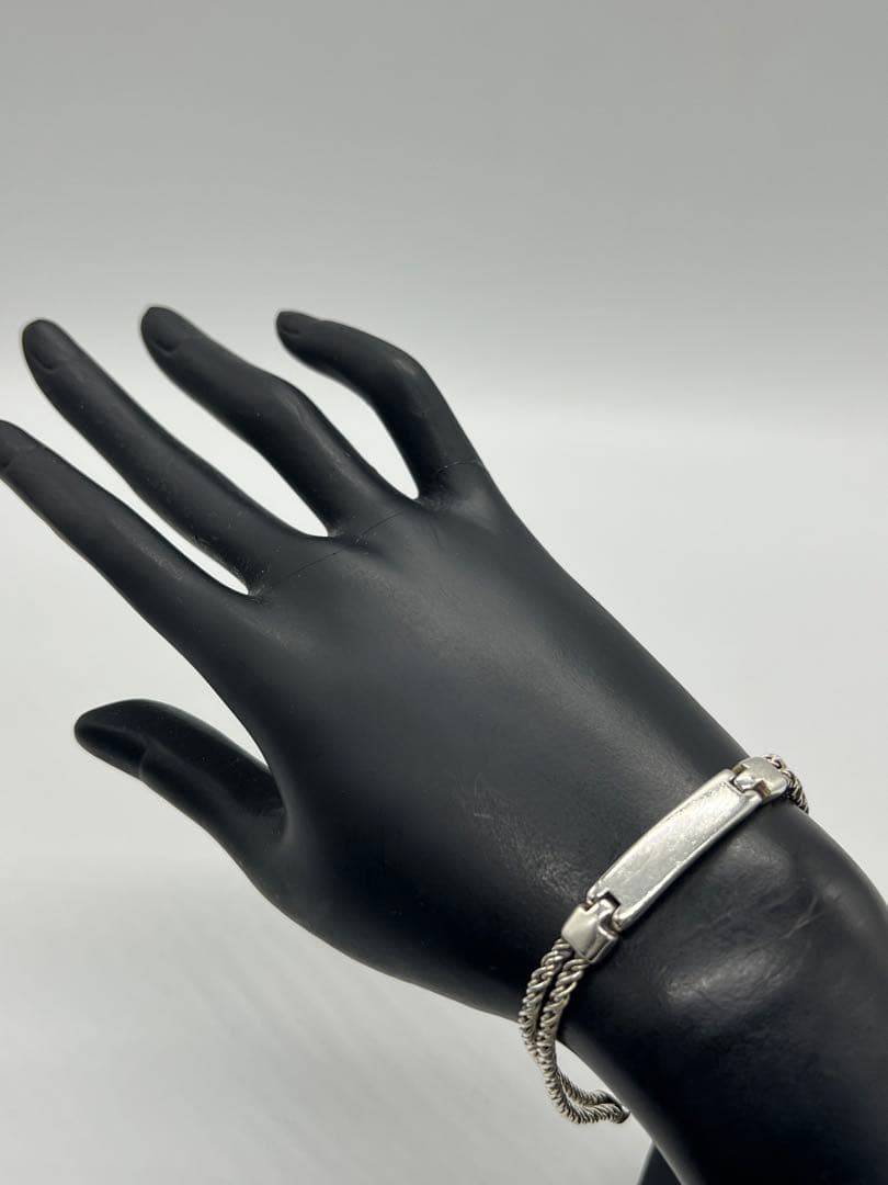 ティファニー TIFFANY ダブルロープ IDブレスレット SV925 希少