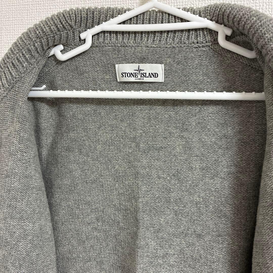 STONE  グレー カーディガン　ニット　M