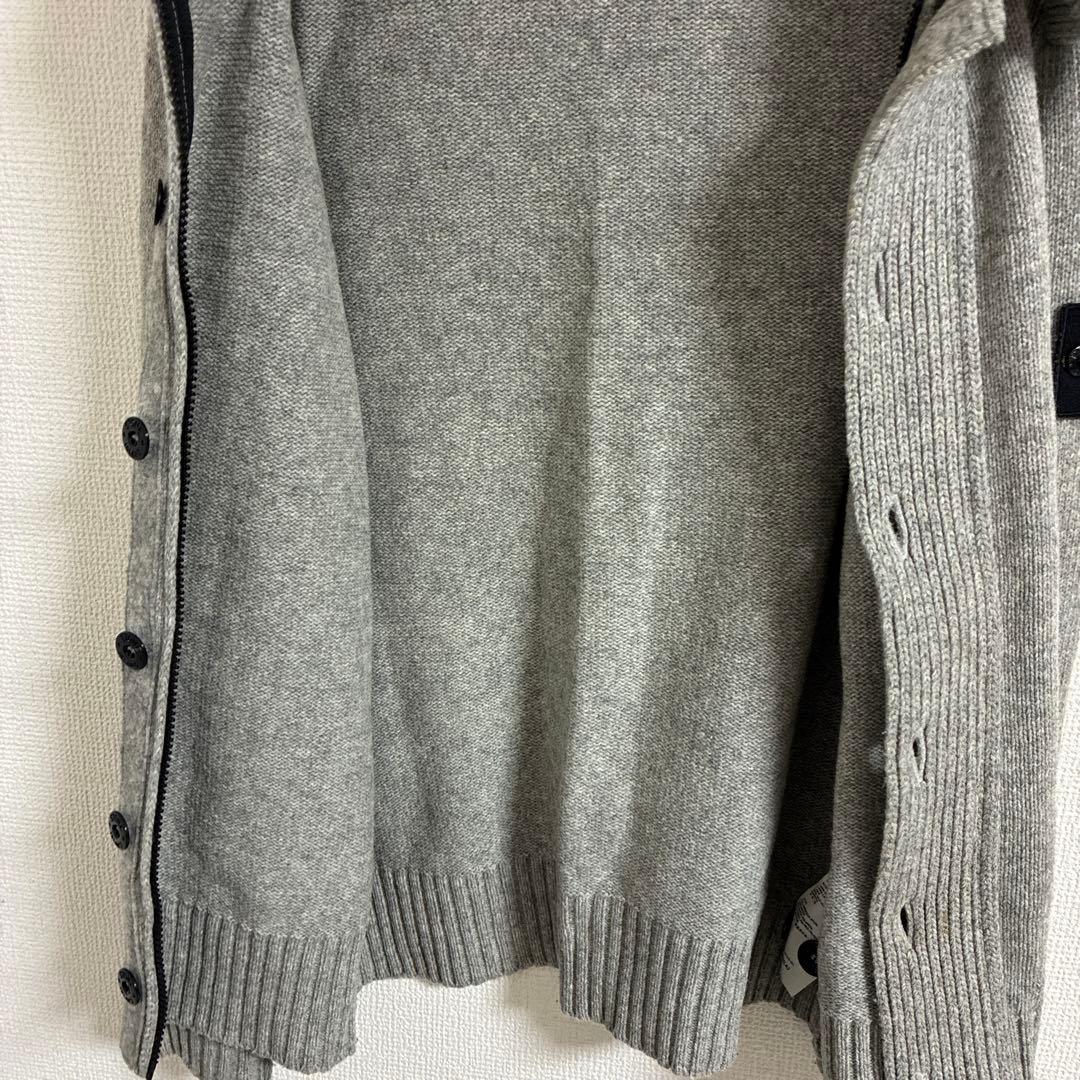 STONE  グレー カーディガン　ニット　M