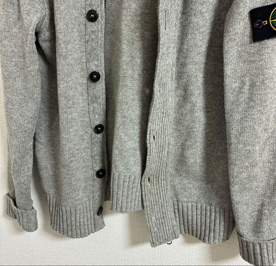 STONE  グレー カーディガン　ニット　M