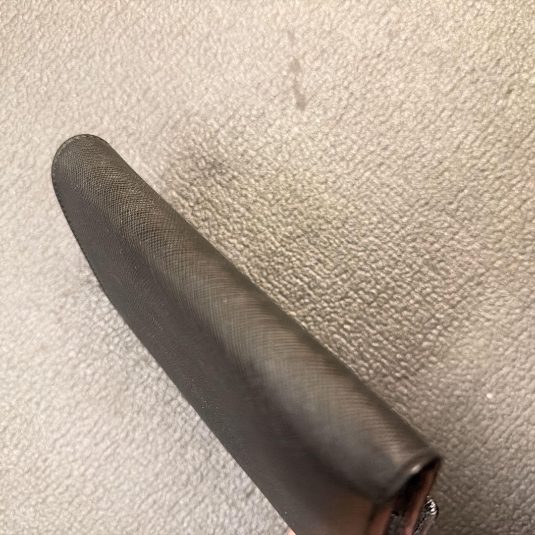 PRADA プラダ　財布　M510A 黒　三つ折り　美品