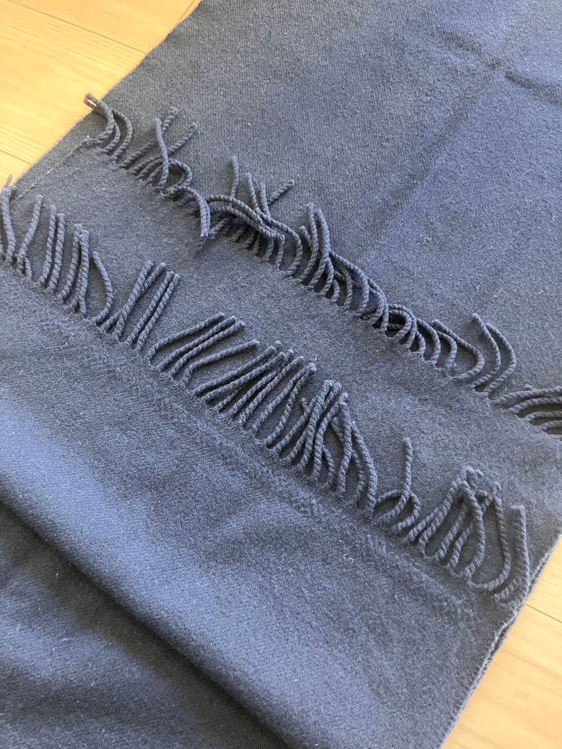 フランス製 COMME des GARÇONS SHIRT ネイビー 大判