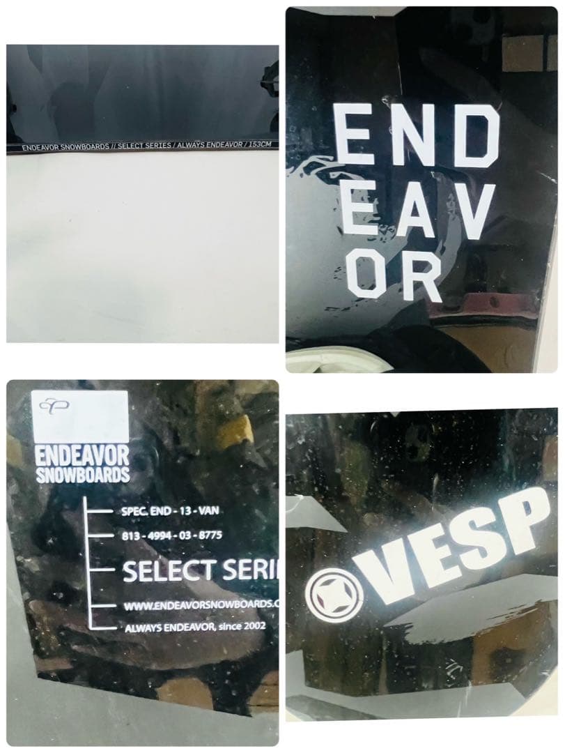 Endeavor 153cm UNION スノーボード ビンディング付き