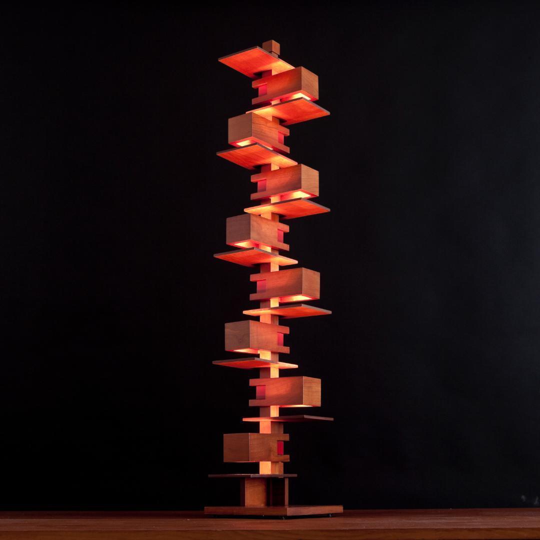 フランク・ロイド・ライト タリアセン2 フロアスタンド フロアライト ミドル 茶