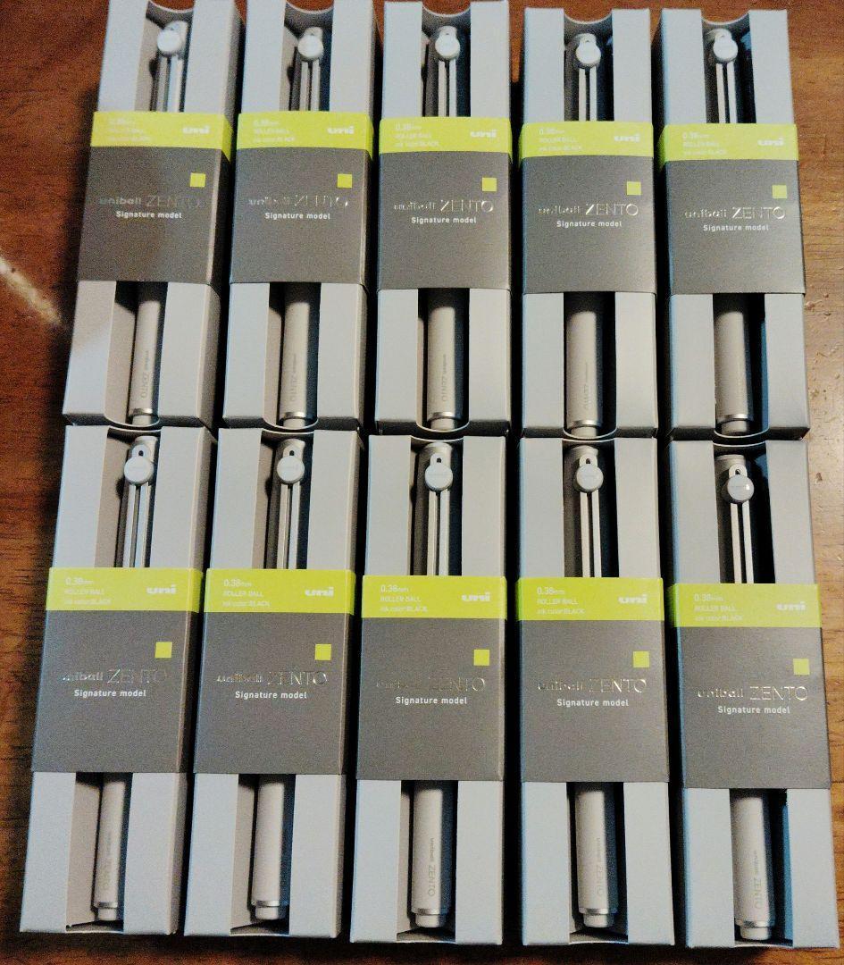 ユニボールゼント シグニチャーモデル シルバー 10本セット